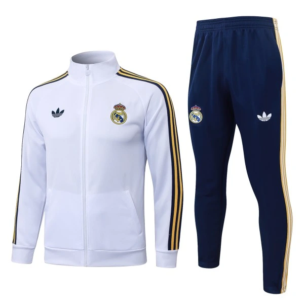 Real Madrid Trainingsanzüge Jacke 2026 2027 Weiß - Jacke Real Madrid Trainingsanzüge | trikotfussballshop
