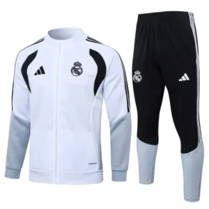 Real Madrid Trainingsanzüge Jacke 2026 2027 Weiß - Jacke Real Madrid Trainingsanzüge | trikotfussballshop