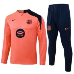 FC Barcelona Trainingsanzüge Sweatshirt 2025 2026 Orange - FC Barcelona Trainingsanzüge Günstig | trikotfussballshop