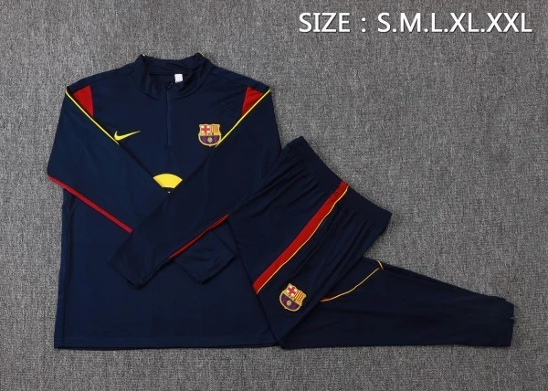 FC Barcelona Trainingsanzüge Sweatshirt 2026 2027 Blau - FC Barcelona Trainingsanzüge Günstig | trikotfussballshop