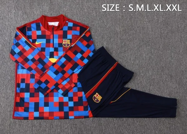 FC Barcelona Trainingsanzüge Sweatshirt 2026 2027 Blau - FC Barcelona Trainingsanzüge Günstig | trikotfussballshop