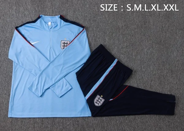 England Trainingsanzüge Sweatshirt 2026 Blau - England Trainingsanzüge Günstig | trikotfussballshop