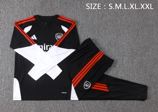 FC Arsenal Trainingsanzüge Sweatshirt 2026 2027 Schwarz - FC Arsenal Trainingsanzüge Günstig | trikotfussballshop