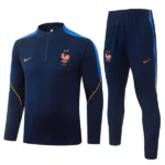 Frankreich Trainingsanzüge Sweatshirt 2026 Blau - Frankreich Trainingsanzüge Günstig | trikotfussballshop