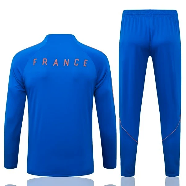 Frankreich Trainingsanzüge Sweatshirt 2026 Blau - Frankreich Trainingsanzüge Günstig | trikotfussballshop