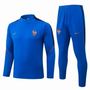 Frankreich Trainingsanzüge Sweatshirt 2026 Blau - Frankreich Trainingsanzüge Günstig | trikotfussballshop