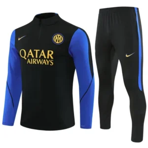 Inter Mailand Trainingsanzüge Sweatshirt 2026 2027 Schwarz - Inter Mailand Trainingsanzüge Günstig | trikotfussballshop