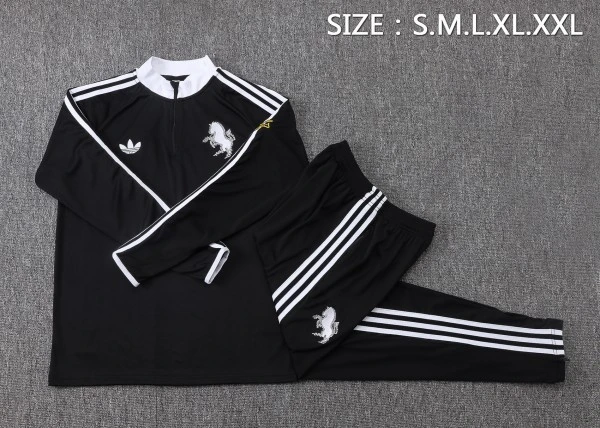 Juventus Trainingsanzüge Sweatshirt 2026 2027 Schwarz - Juventus Trainingsanzüge Günstig | trikotfussballshop