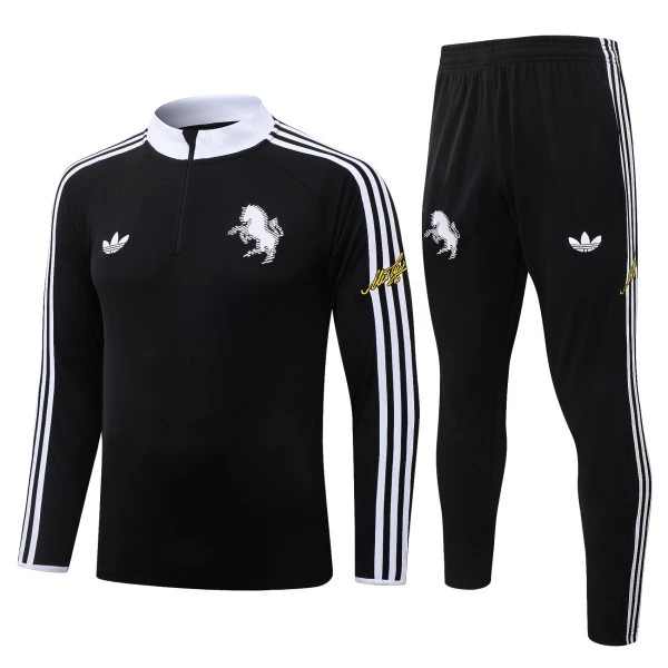 Juventus Trainingsanzüge Sweatshirt 2026 2027 Schwarz - Juventus Trainingsanzüge Günstig | trikotfussballshop