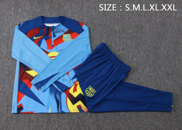 FC Barcelona Kinder Sweatshirt 2025 2026 Blau - FC Barcelona Kinder Günstig | trikotfussballshop