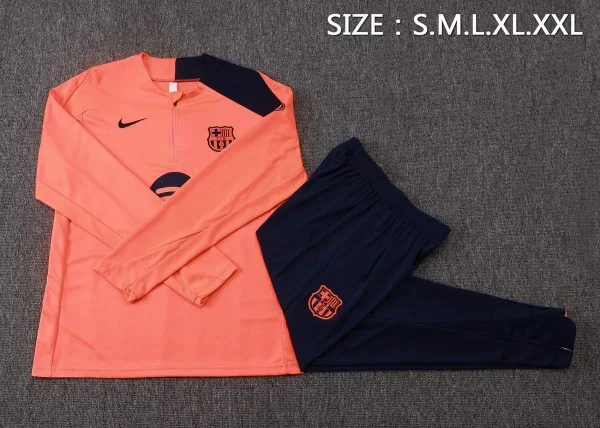 FC Barcelona Kinder Sweatshirt 2025 2026 Orange - FC Barcelona Kinder Günstig | trikotfussballshop