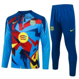 FC Barcelona Kinder Sweatshirt 2025 2026 Blau - FC Barcelona Kinder Günstig | trikotfussballshop