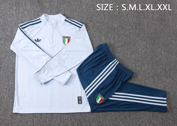 Italien Kinder Sweatshirt 2026 Blau - Italien Kinder Günstig | trikotfussballshop