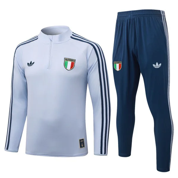 Italien Kinder Sweatshirt 2026 Blau - Italien Kinder Günstig | trikotfussballshop