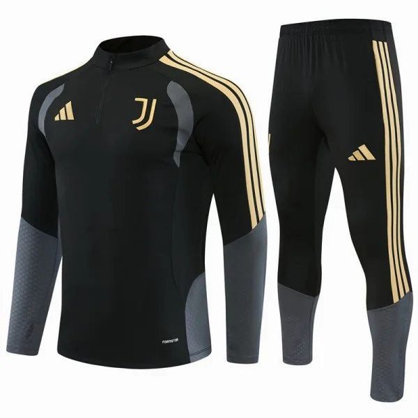 Juventus Kinder Sweatshirt 2026 2027 Schwarz - Juventus Kinder Günstig | trikotfussballshop