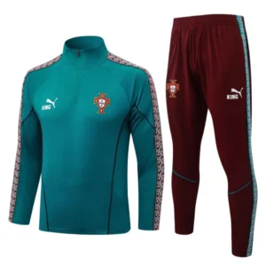 Portugal Trainingsanzüge Sweatshirt 2026 Grün - Portugal Trainingsanzüge Günstig | trikotfussballshop