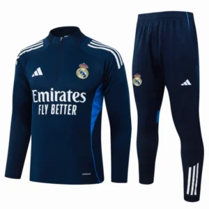 Real Madrid Trainingsanzüge Sweatshirt 2025 2026 Blau - Real Madrid Trainingsanzüge Günstig | trikotfussballshop
