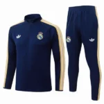 Real Madrid Trainingsanzüge Sweatshirt 2026 2027 Blau - Real Madrid Trainingsanzüge Günstig | trikotfussballshop