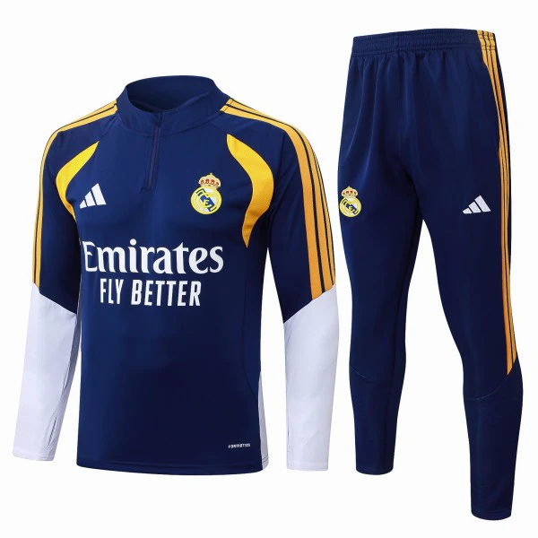 Real Madrid Trainingsanzüge Sweatshirt 2026 2027 Blau - Real Madrid Trainingsanzüge Günstig | trikotfussballshop