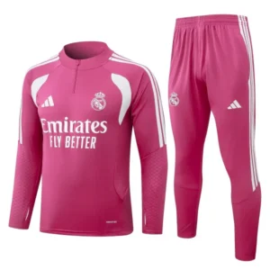 Real Madrid Trainingsanzüge Sweatshirt 2026 2027 Pink - Real Madrid Trainingsanzüge Günstig | trikotfussballshop