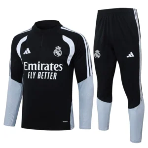 Real Madrid Trainingsanzüge Sweatshirt 2026 2027 Schwarz - Real Madrid Trainingsanzüge Günstig | trikotfussballshop