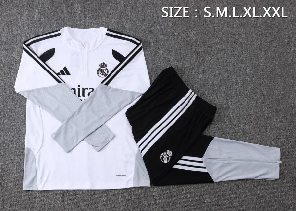 Real Madrid Trainingsanzüge Sweatshirt 2026 2027 Weiß - Real Madrid Trainingsanzüge Günstig | trikotfussballshop