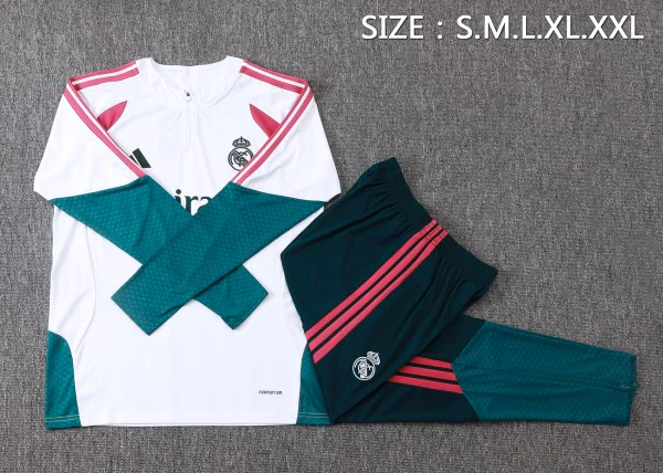 Real Madrid Trainingsanzüge Sweatshirt 2026 2027 Weiß - Real Madrid Trainingsanzüge Günstig | trikotfussballshop