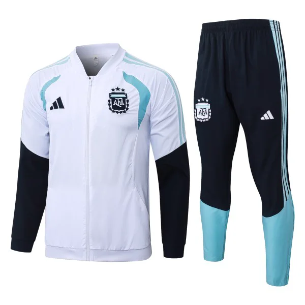 Argentinien Trainingsanzüge Set 2026 Weiß - Argentinien Trainingsanzüge Günstig | trikotfussballshop