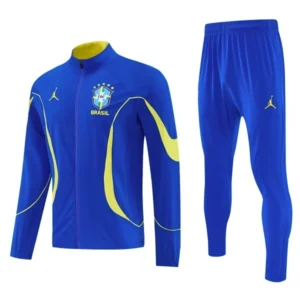 Brasilien Trainingsanzüge Set 2026 Blau - Brasilien Trainingsanzüge Günstig | trikotfussballshop