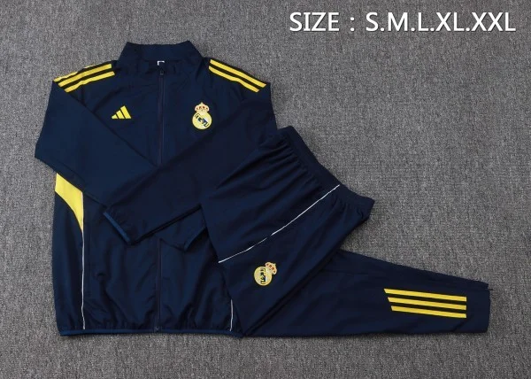 Real Madrid Trainingsanzüge Set 2025 2026 Blau - Real Madrid Trainingsanzüge Günstig | trikotfussballshop