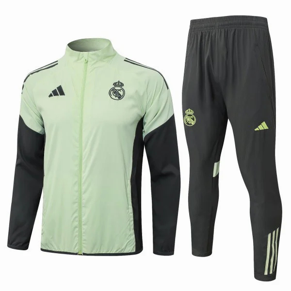 Real Madrid Trainingsanzüge Set 2025 2026 Grün - Real Madrid Trainingsanzüge Günstig | trikotfussballshop