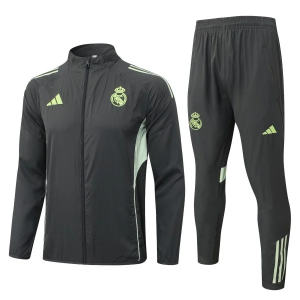 Real Madrid Trainingsanzüge Set 2025 2026 Grün - Real Madrid Trainingsanzüge Günstig | trikotfussballshop