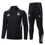Real Madrid Trainingsanzüge Set 2025 2026 Schwarz - Real Madrid Trainingsanzüge Günstig | trikotfussballshop