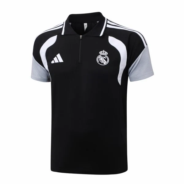 Real Madrid Polo 2026 2027 Schwarz - Real Madrid Günstig | trikotfussballshop