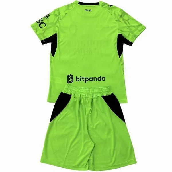 AC Mailand Kinder Set 2026 2027 Grün - AC Mailand Kinder Günstig | trikotfussballshop