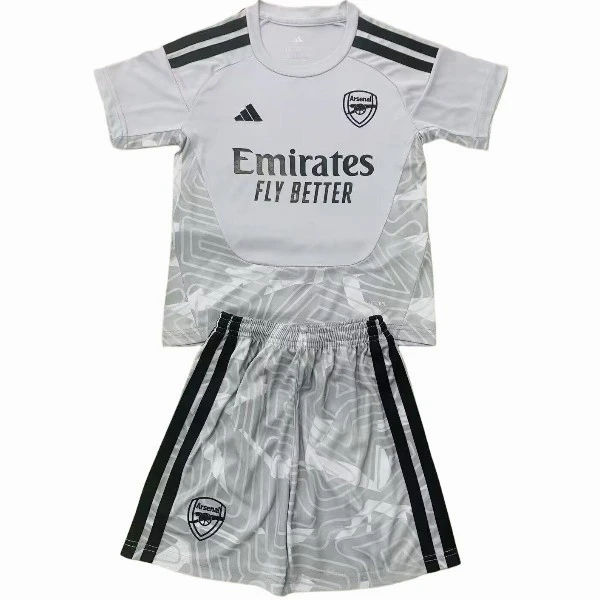 FC Arsenal Kinder Set 2026 2027 Grau - FC Arsenal Kinder Günstig | trikotfussballshop