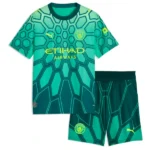 Manchester City Kinder Set 2026 2027 Grün - Manchester City Kinder Günstig | trikotfussballshop