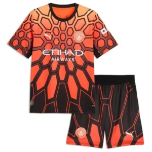 Manchester City Kinder Set 2026 2027 Orange - Manchester City Kinder Günstig | trikotfussballshop