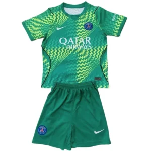 Paris Saint Germain Kinder Set 2026 2027 Grün - Paris Saint Germain Kinder Günstig | trikotfussballshop