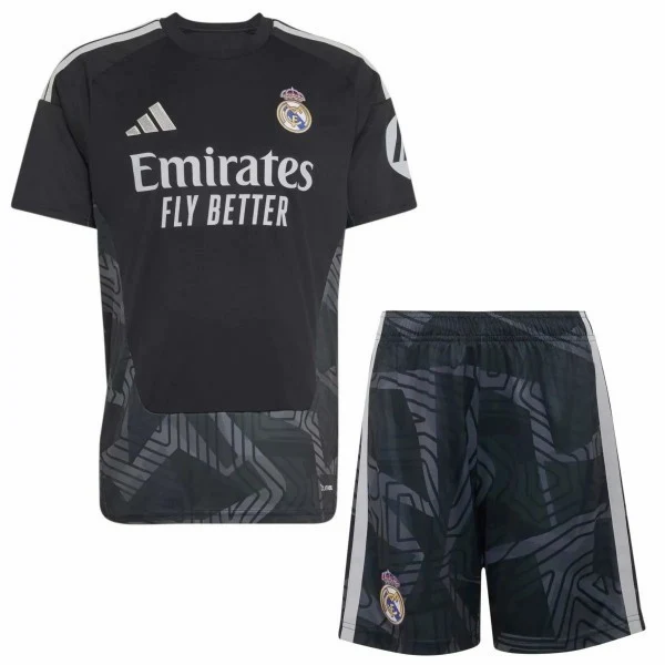 Real Madrid Kinder Set 2026 2027 Schwarz - Real Madrid Kinder Günstig | trikotfussballshop