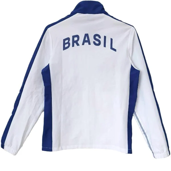 Brasilien Trainingsanzüge Windbreaker 2026 Blau - Brasilien Trainingsanzüge Günstig | trikotfussballshop