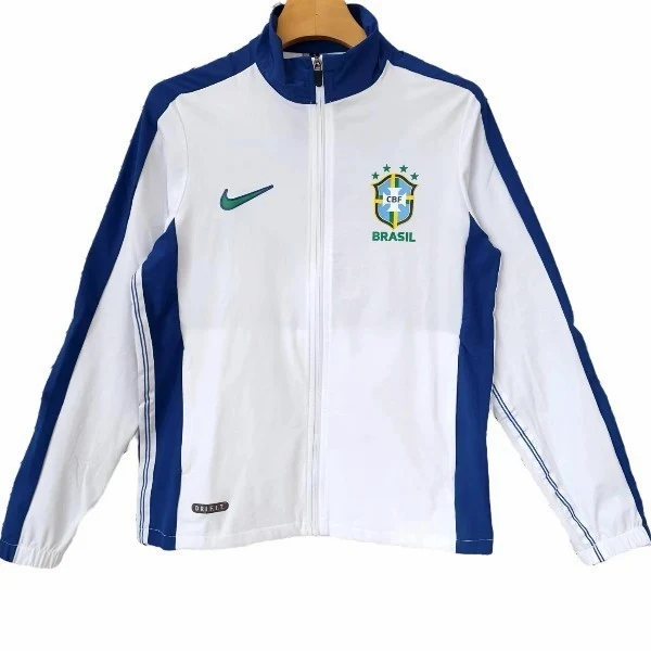 Brasilien Trainingsanzüge Windbreaker 2026 Blau - Brasilien Trainingsanzüge Günstig | trikotfussballshop