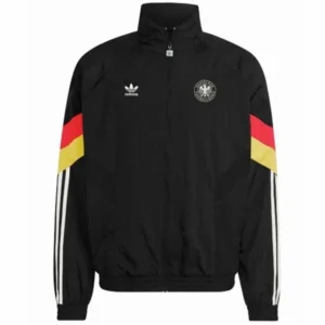 Deutschland Trainingsanzüge Windbreaker 2026 Schwarz - Deutschland Trainingsanzüge Günstig | trikotfussballshop