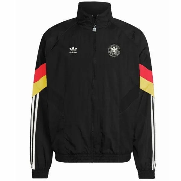 Deutschland Trainingsanzüge Windbreaker 2026 Schwarz - Deutschland Trainingsanzüge Günstig | trikotfussballshop